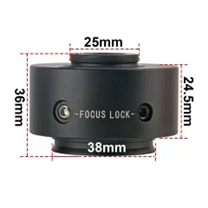 KOPPACE 0.5X可调焦显微镜接口 38mm显微镜安装接口