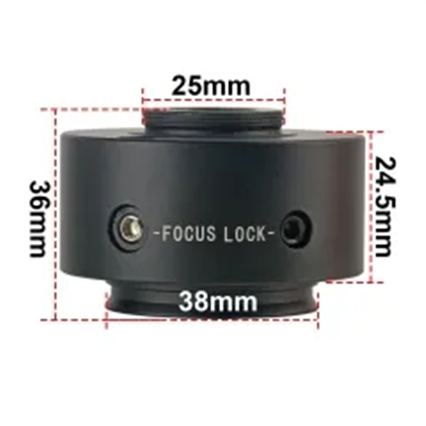 KOPPACE 0.5X可调焦显微镜接口 38mm显微镜安装接口